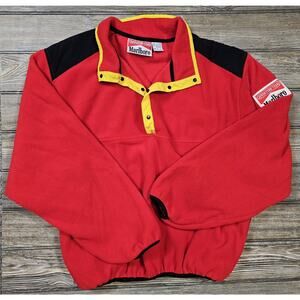 Vintage 1990's Marlboro Team Adventure 1/4 Button Up Large Pullover Fleece